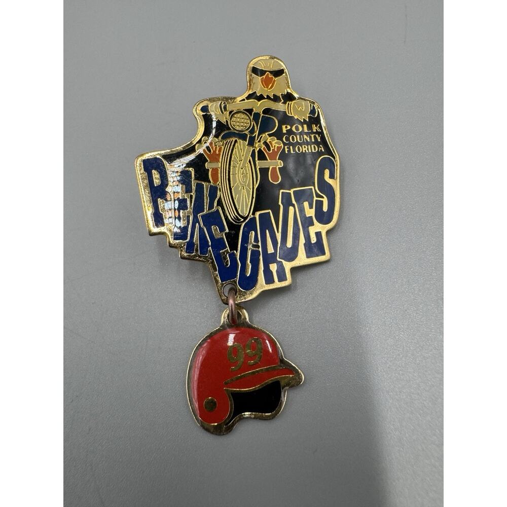 Vintage 1999 Polk County Florida Renegades Softball Lapel Pin